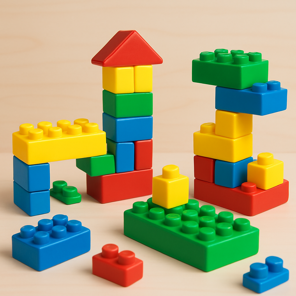 Juguete de construcción colorido y divertido para niños