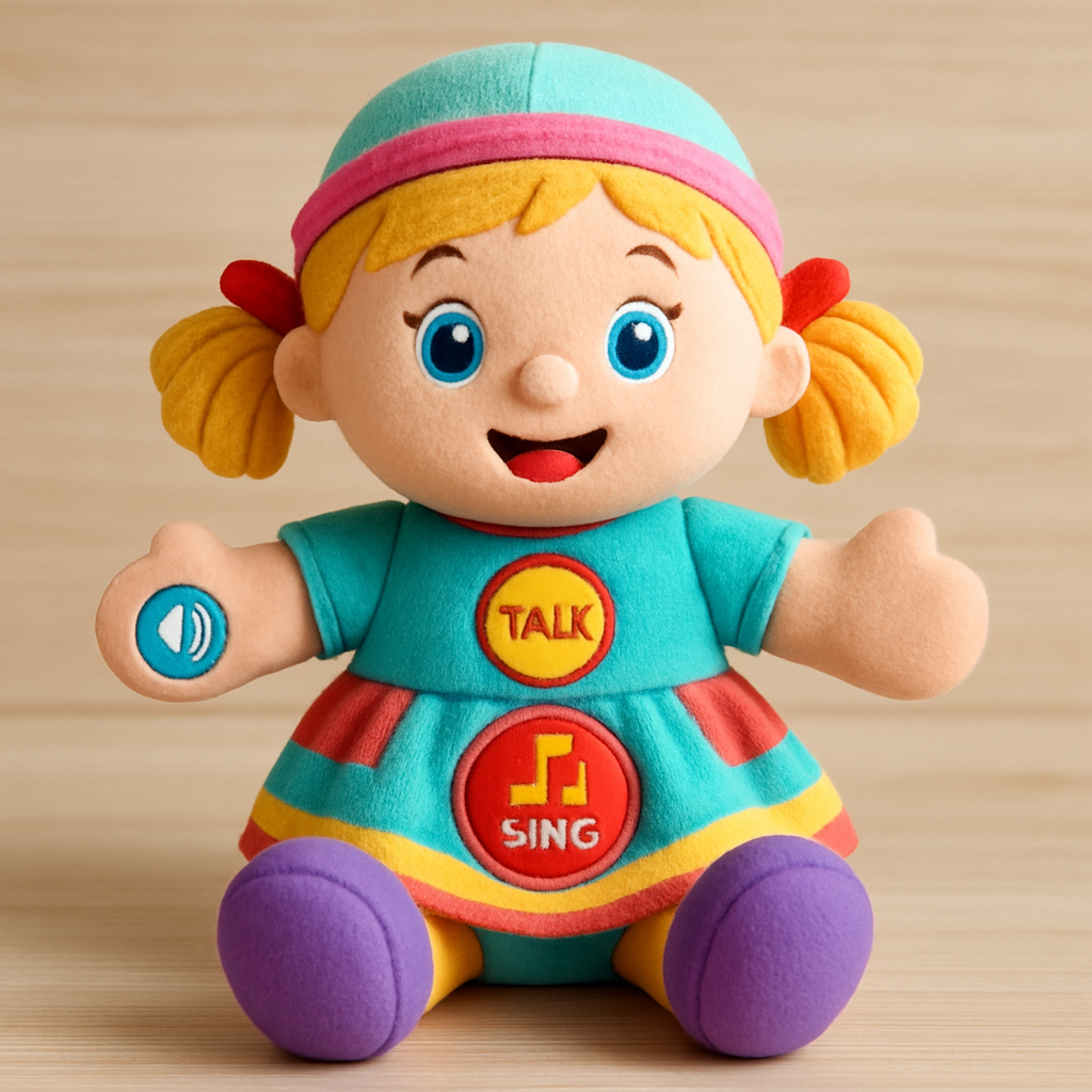 Muñeca interactiva que habla y canta